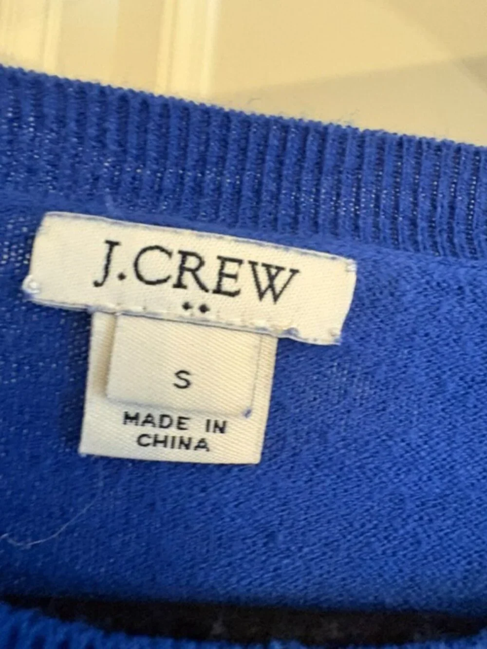 J.Crew Factory Royal Blue Sweater Tee, Size Small